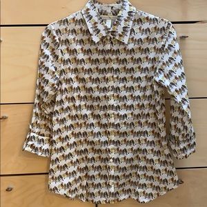 Bird button down shirt